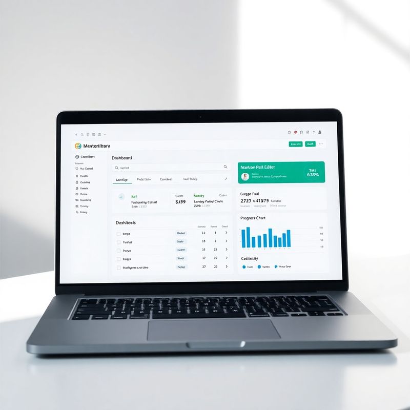 Mentorlibrary Dashboard mit Lernpfad-Editor und Fortschrittsanzeige